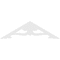 Ekena Millwork Pitch Cornelia Architectural Grade PVC Gable Pediment, 72"W x 21"H x 1"P (7/12) GPP072X021X100CRN - alternate 5